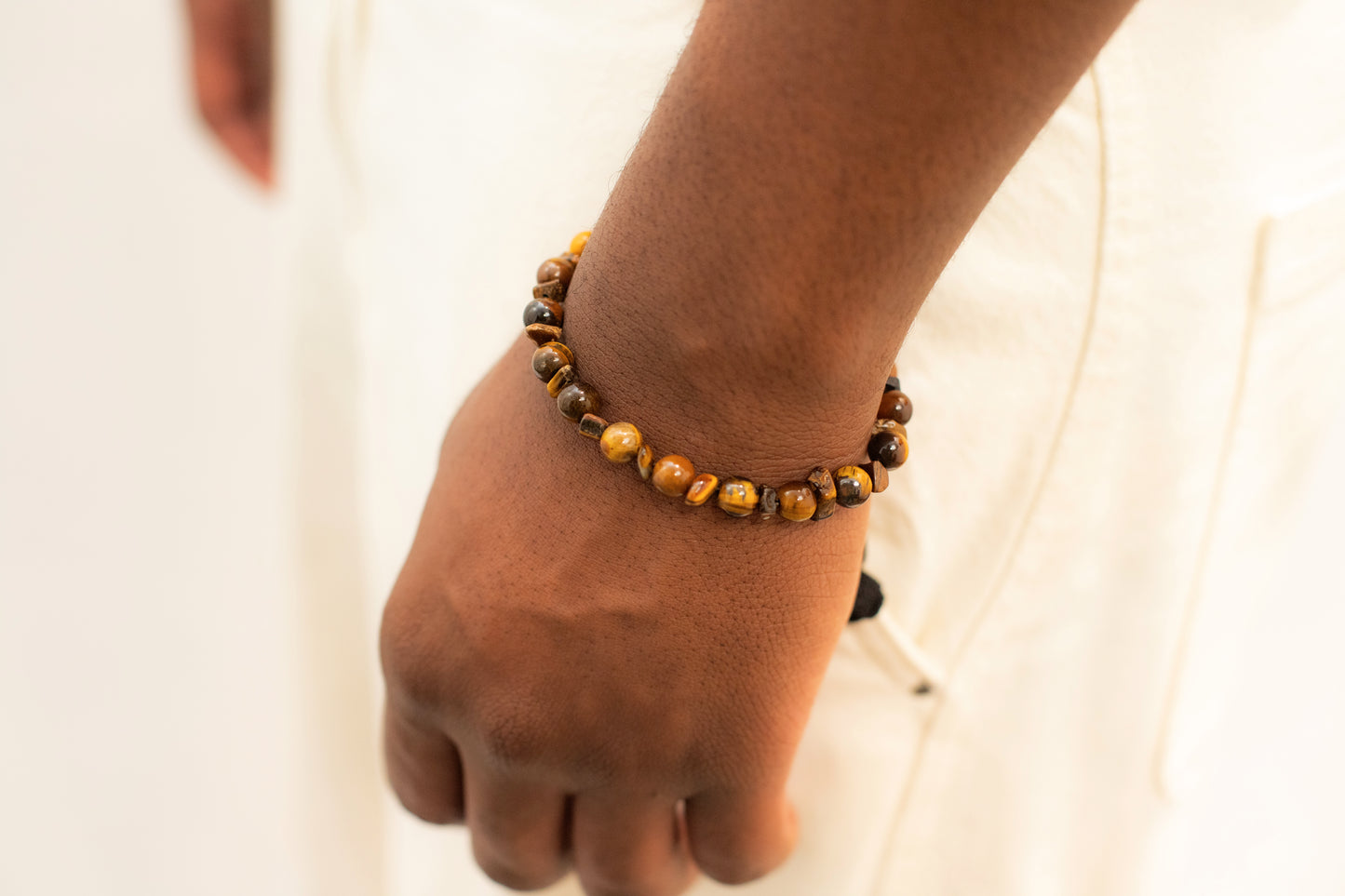Bracelet en Œil de Tigre – Mogavy.sewing