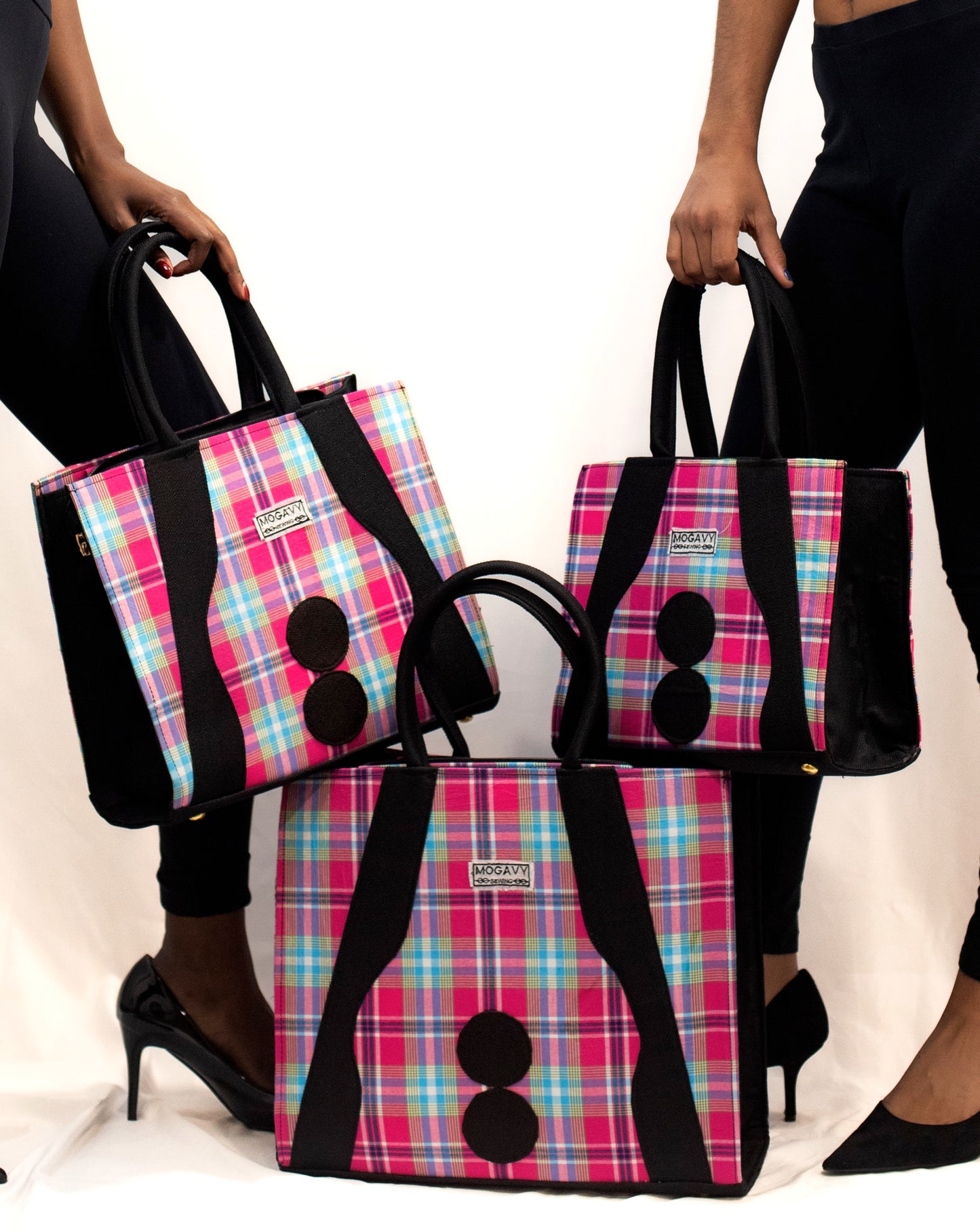 Sac à main "tartan élégance".