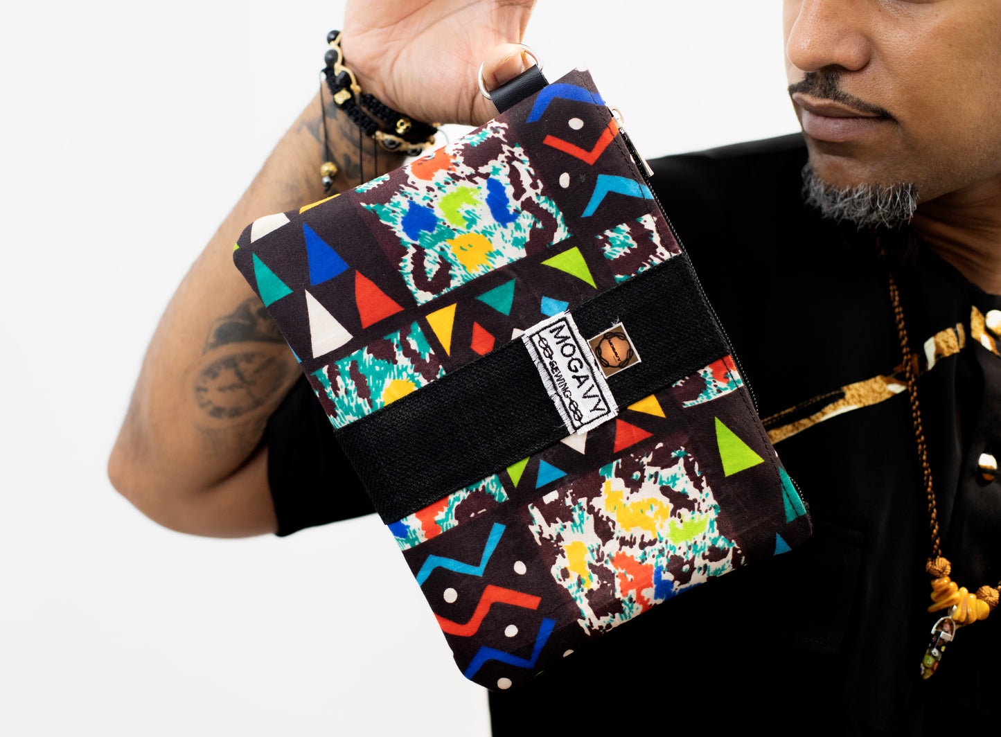 Pochette Unisexe en Pagne Africain