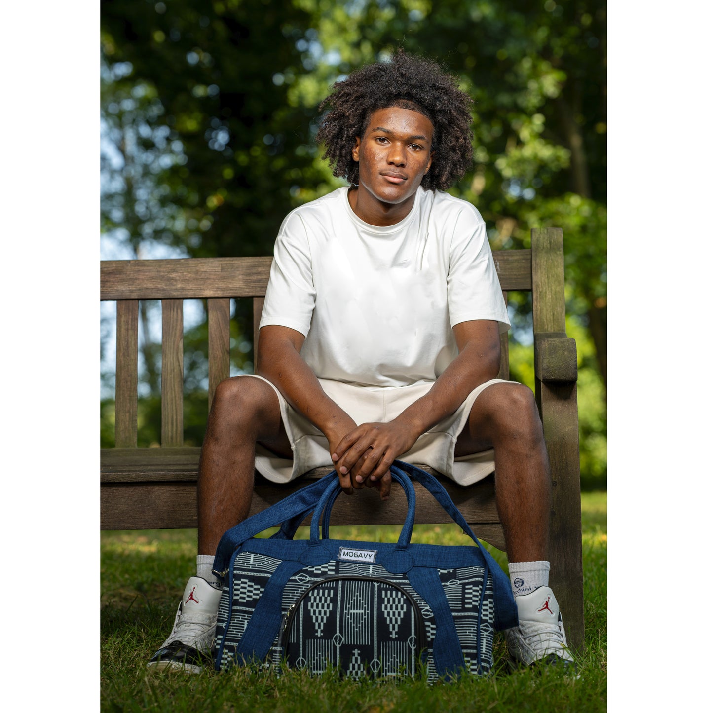 Sac de voyage/sport en tissu wax premium – Mogavy.Sewing