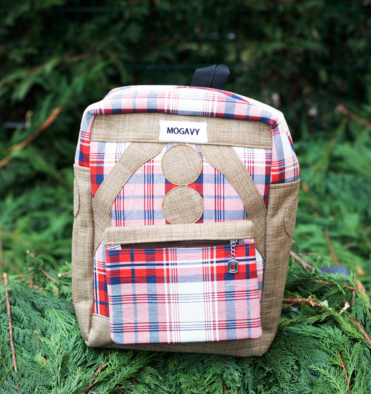 Sac à dos "rouge paille"