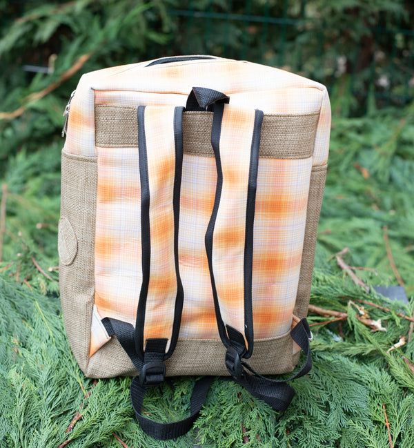 Sac à dos "jaune paille"