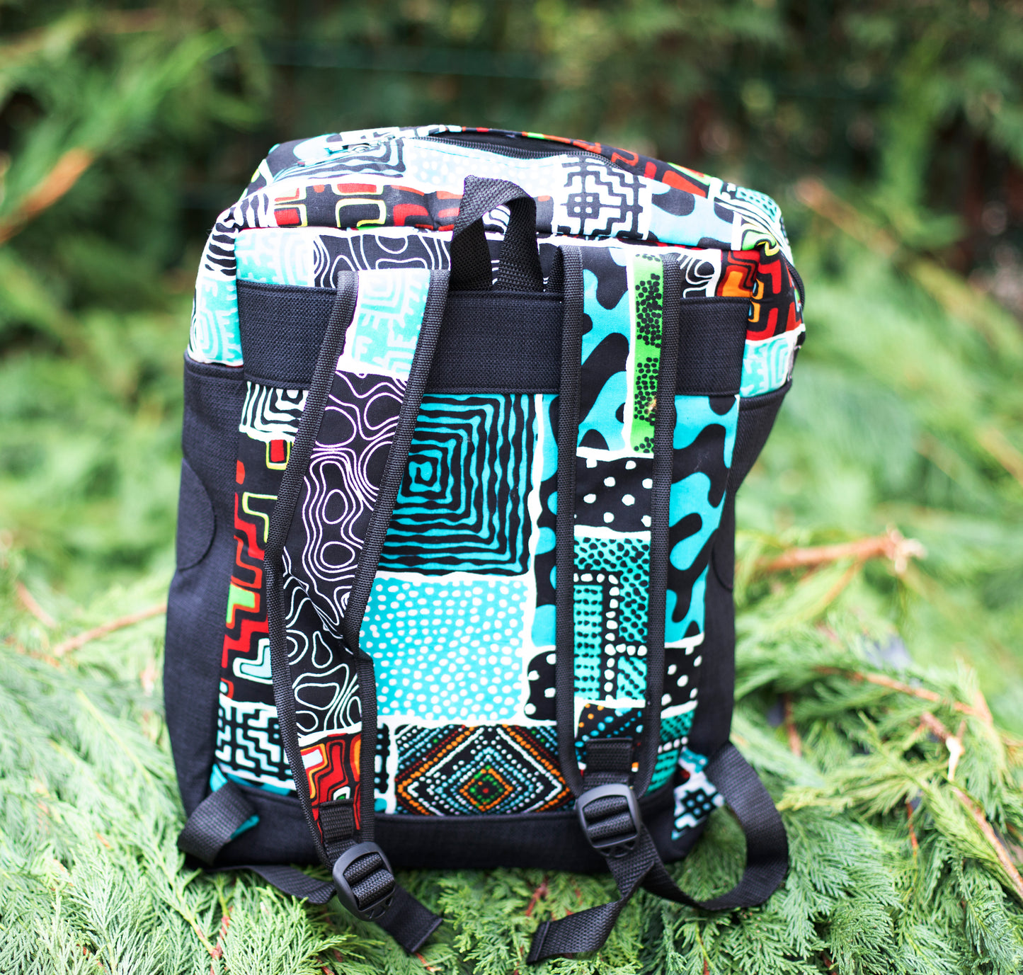 Sac à dos "pagne multicouleur"