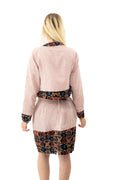 Ensemble Tailleur Jupe en Coton - Rose & Design Pagne Africain