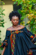 Robe longue artisanale Kaba Ngondo