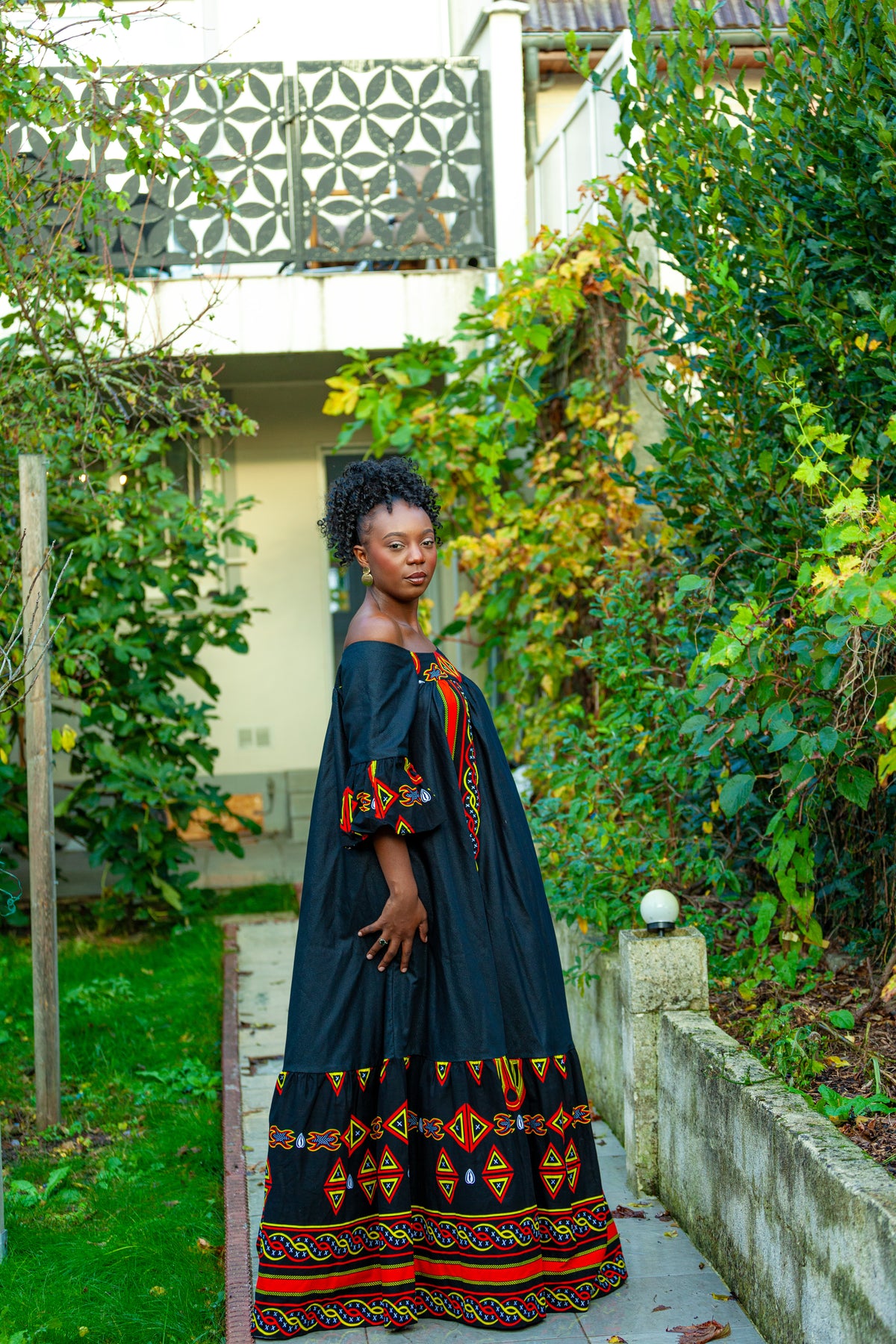 Robe longue artisanale Kaba Ngondo