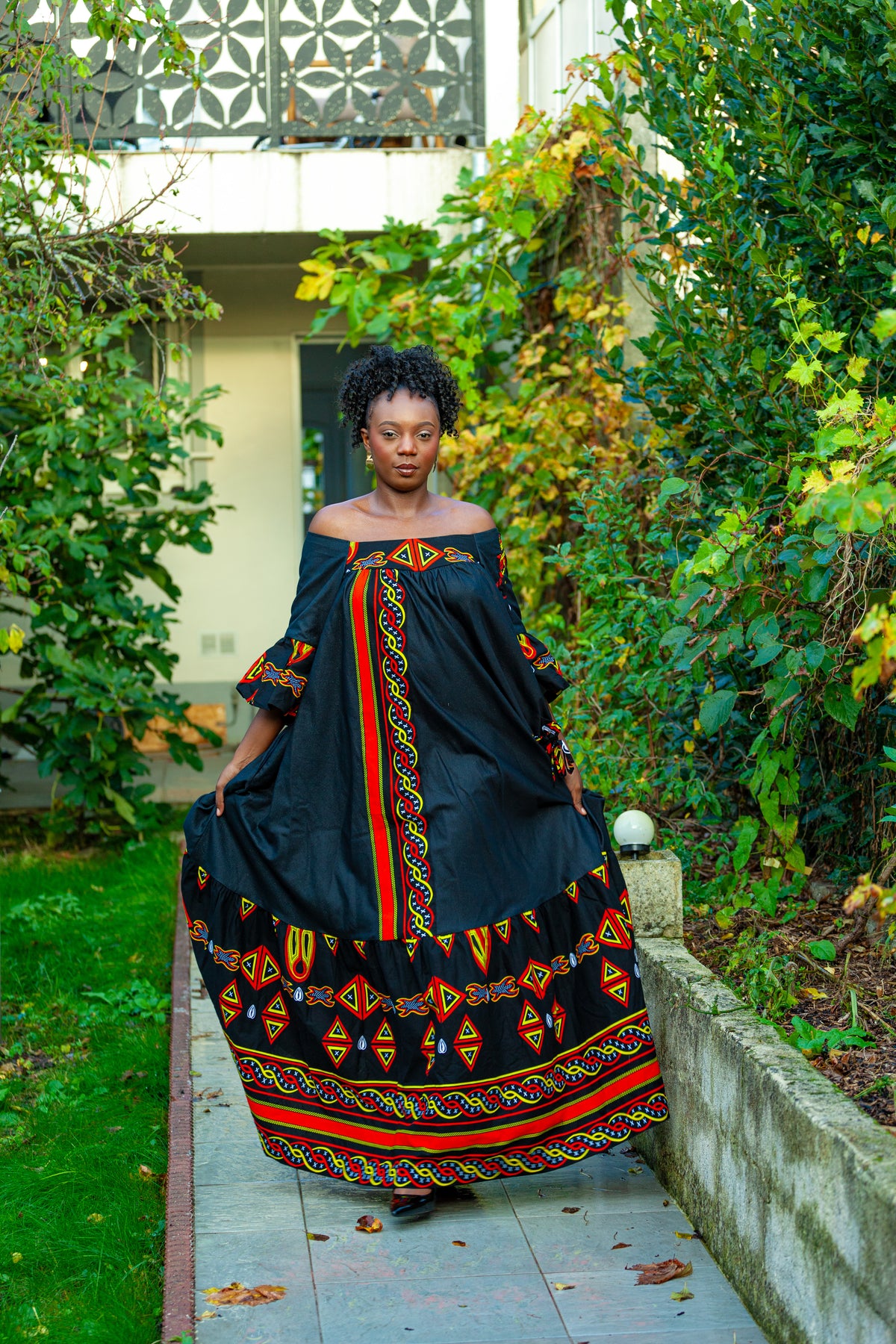 Robe longue artisanale Kaba Ngondo