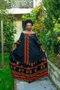 Robe longue artisanale Kaba Ngondo
