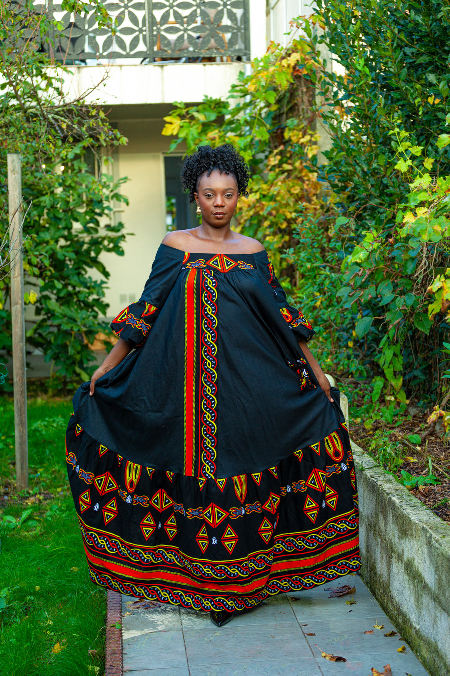 Robe longue artisanale Kaba Ngondo