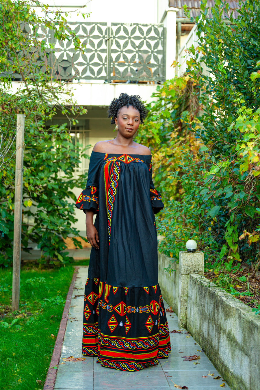 Robe longue artisanale Kaba Ngondo