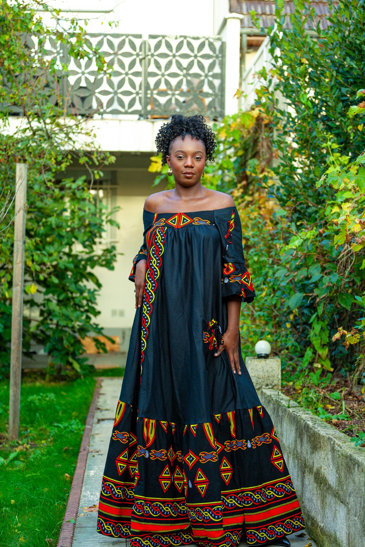 Robe longue artisanale Kaba Ngondo