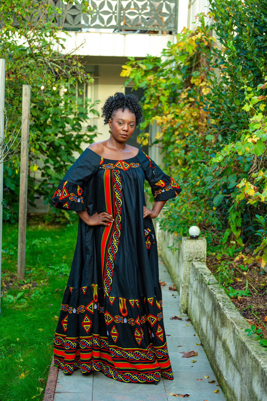 Robe longue artisanale Kaba Ngondo