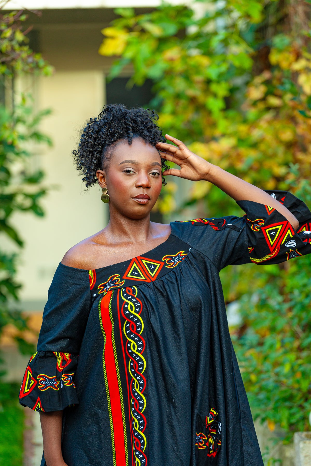 Robe longue artisanale Kaba Ngondo