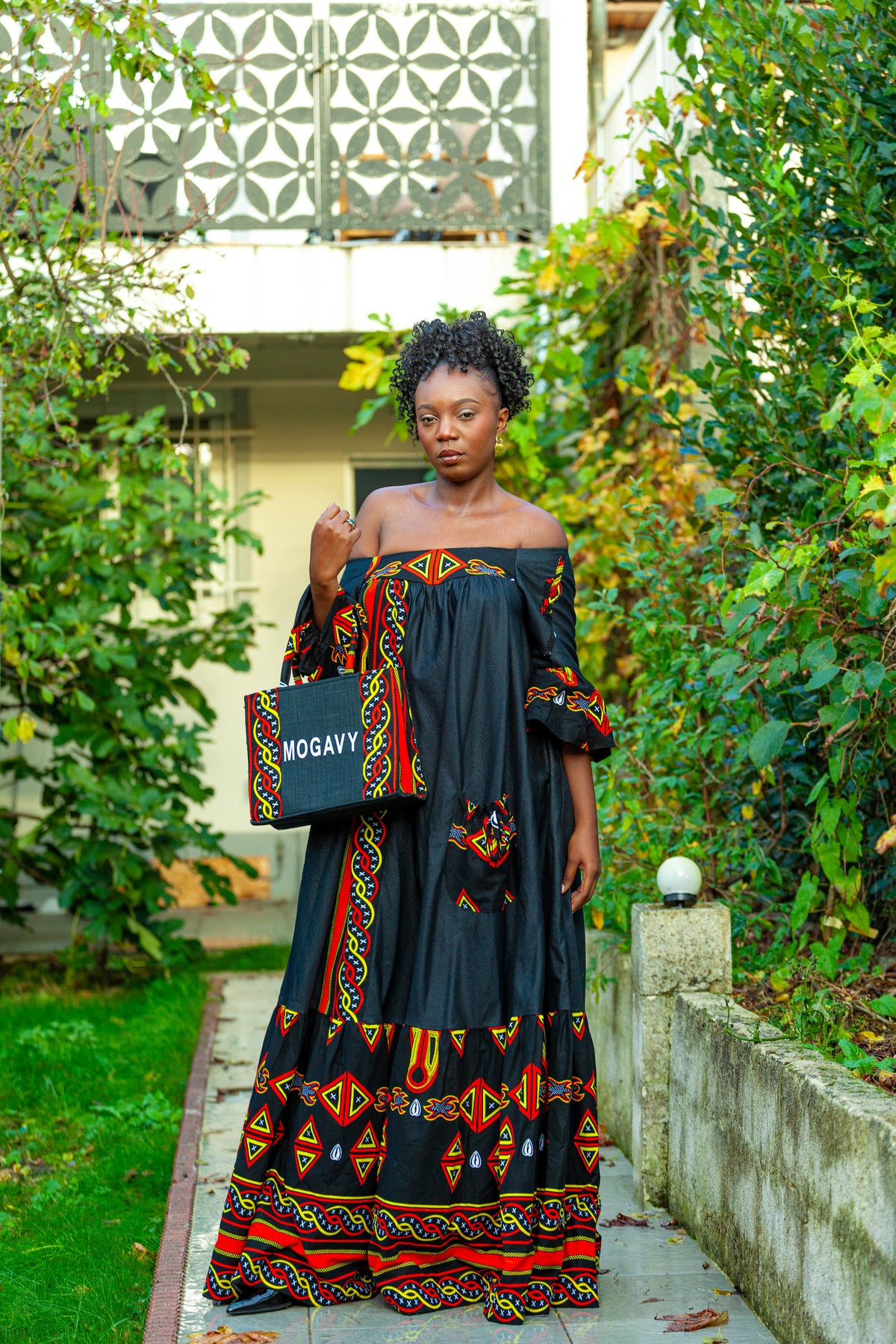 Robe longue artisanale Kaba Ngondo