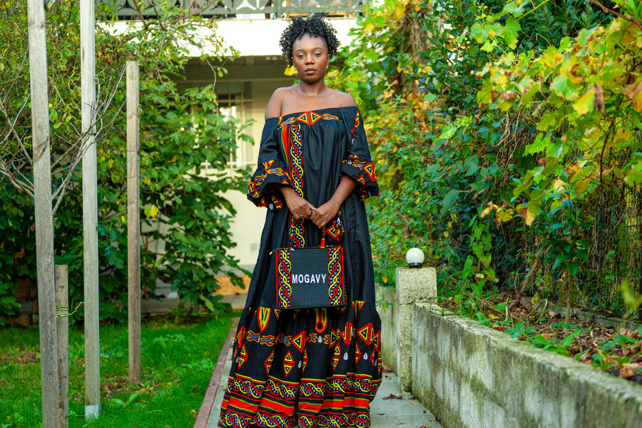 Robe longue artisanale Kaba Ngondo
