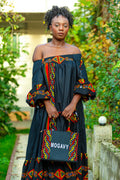 Robe longue artisanale Kaba Ngondo