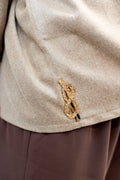 Ensemble Haut et Pantalon – Mariage de Cachemire & Crêpe, confection artisanale