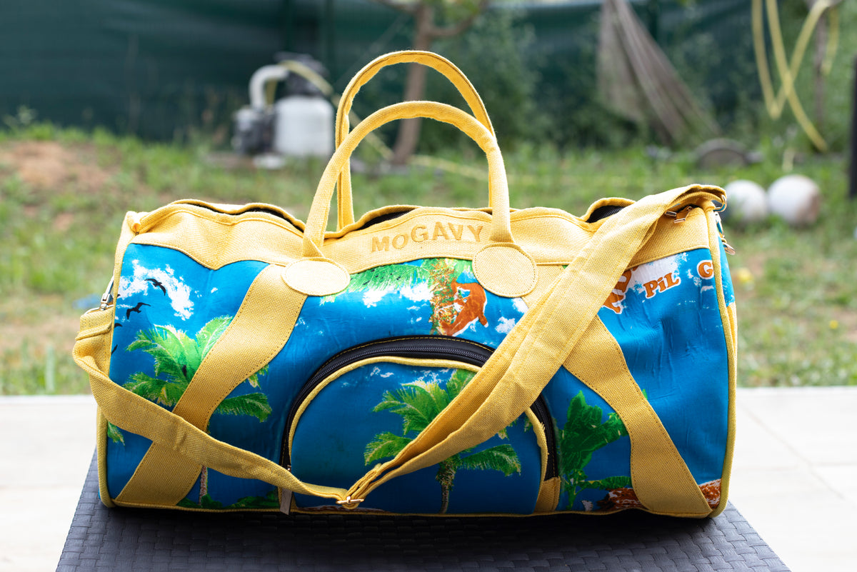Sac de voyage & sport artisanal – Collection évasion tropicale