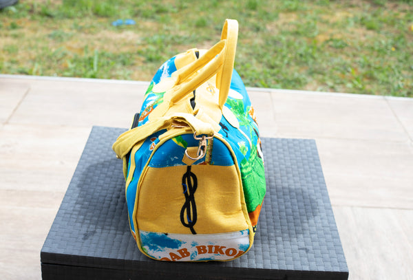 Sac de voyage & sport artisanal – Collection évasion tropicale