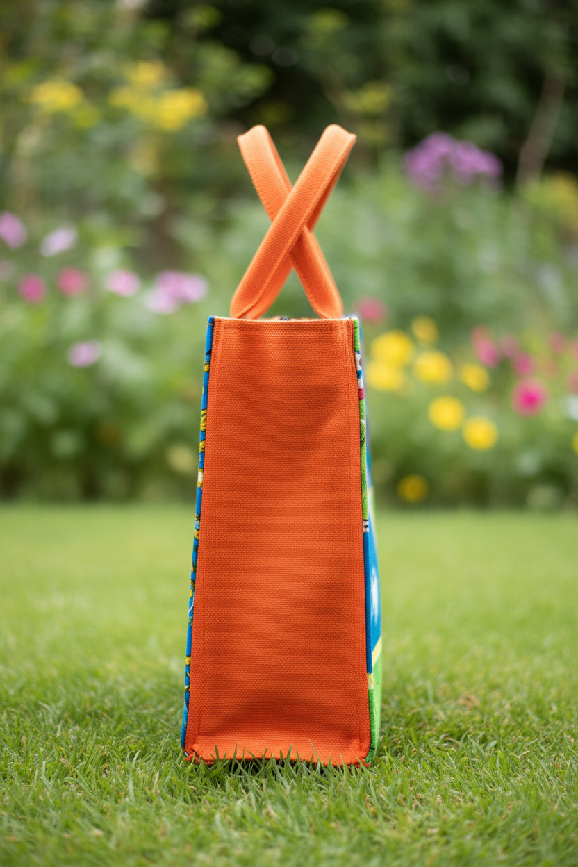 Sacs cabas avec pochette assortie.