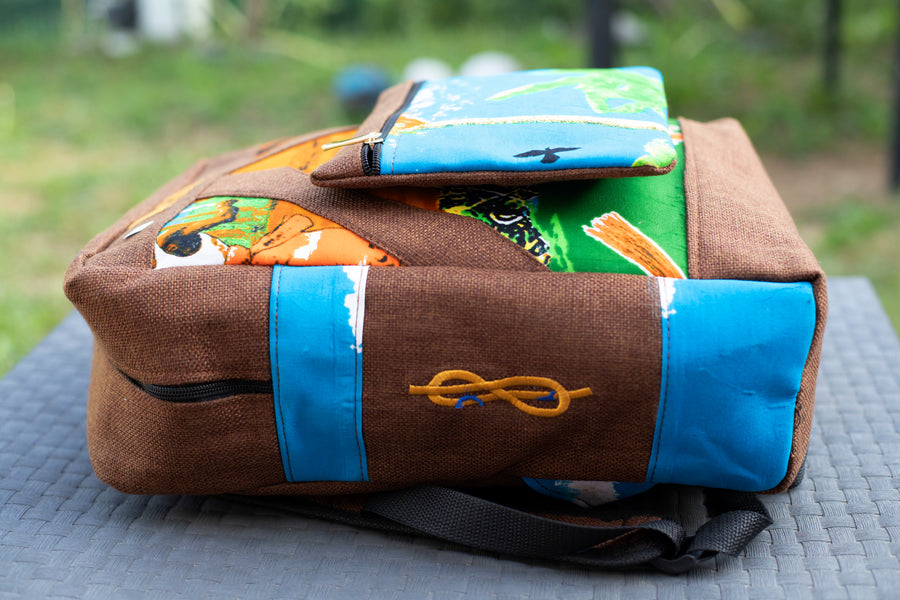Sac à dos artisanal "Mogavy", L'évasion au Quotidien