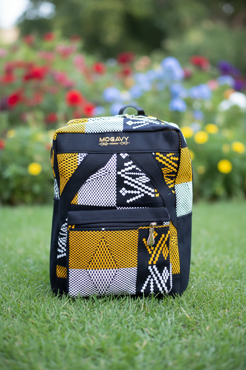 Sac à dos en tissu traditionnel, l'élégance artisanale au quotidien