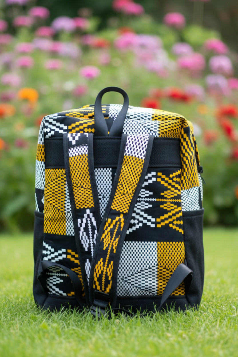 Sac à dos en tissu traditionnel, l'élégance artisanale au quotidien