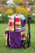Le sac à dos en tissu madras éco-responsable