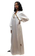 Robe en satin de soie- Élégance et Confort Absolu