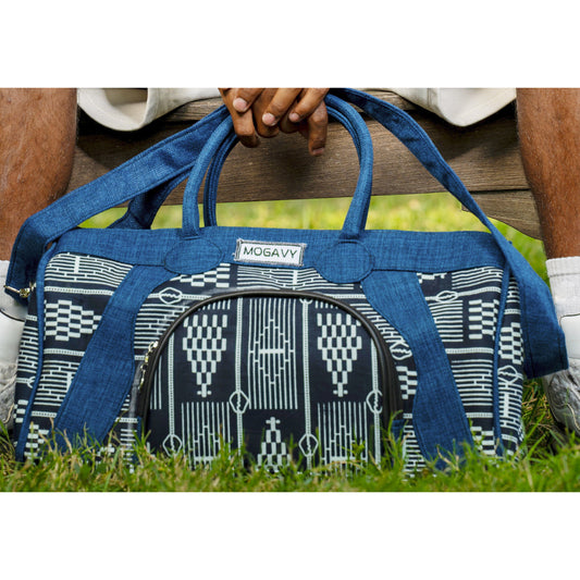 Sac de voyage/sport en tissu wax premium – Mogavy.Sewing